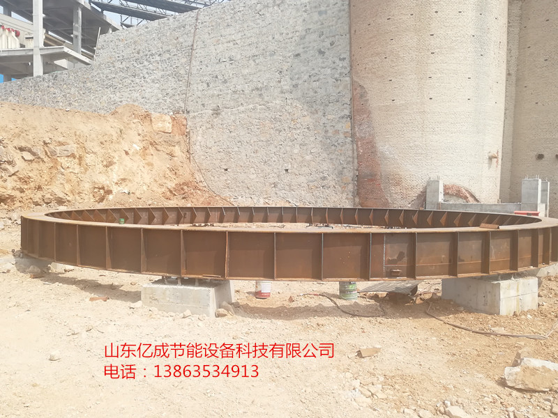 施工現場圖：散裝庫環(huán)梁